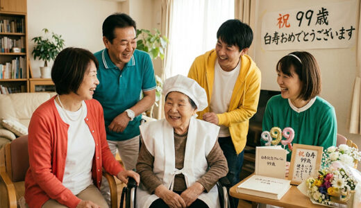 白寿祝いの服装ガイド｜99歳の本人・家族・施設訪問それぞれの装い方