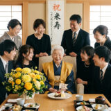 米寿祝いの服装ガイド｜主役・家族の装い・テーマカラー黄色の取り入れ方【男女別】