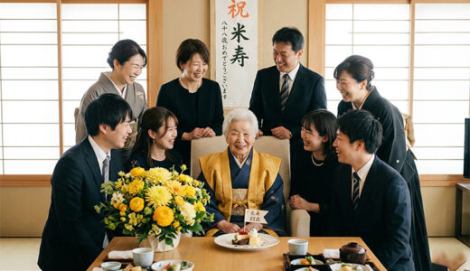 米寿祝いの服装ガイド|主役・家族の装い・テーマカラー黄色の取り入れ方【男女別】
