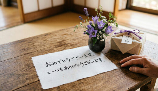 長寿祝いのメッセージ例文集｜還暦〜百寿まで名入れ刻印用の短い言葉も紹介【2026年版】