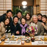 古希祝いの服装マナー｜身内の食事会で本人・家族は何を着る？【2026年版】