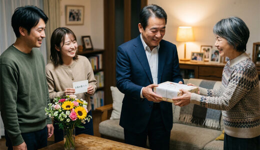 家族から贈る退職祝い｜名入れギフトおすすめ5選と食事会の段取り【2026年版】