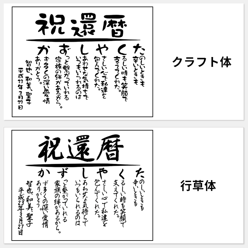 名前の詩ガラス（シンプルタイプ）［納期：名前の詩確定から7日～10日］