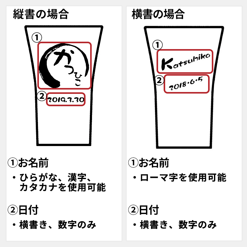 名入れ フリーカップ かわらゆ［納期：約1週間］