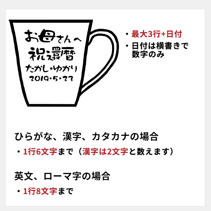 名入れ 間取唐草マグカップ［納期：約1週間］