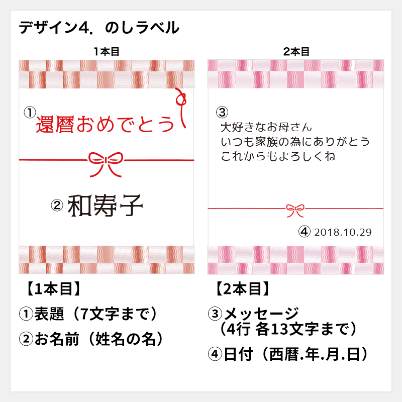 名入れラベルワインセット［納期：約1週間］※20歳未満の方の飲酒は法律で禁止されています