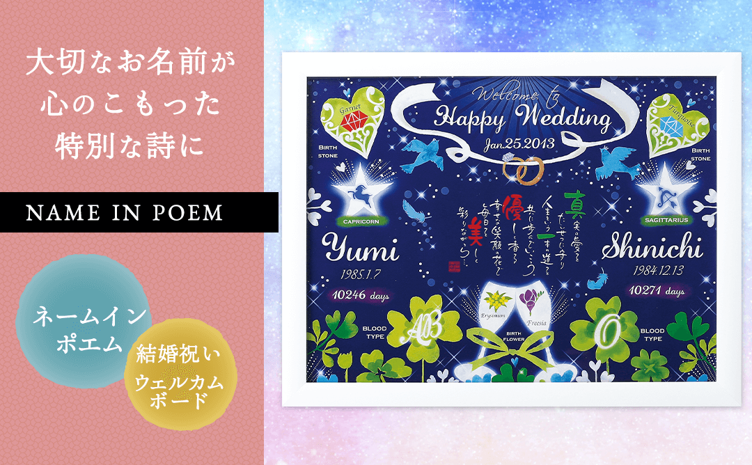 幸せの青い鳥名前ポエム 