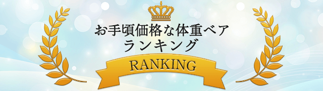お手頃価格なウェイトベア(体重ベア)ランキング